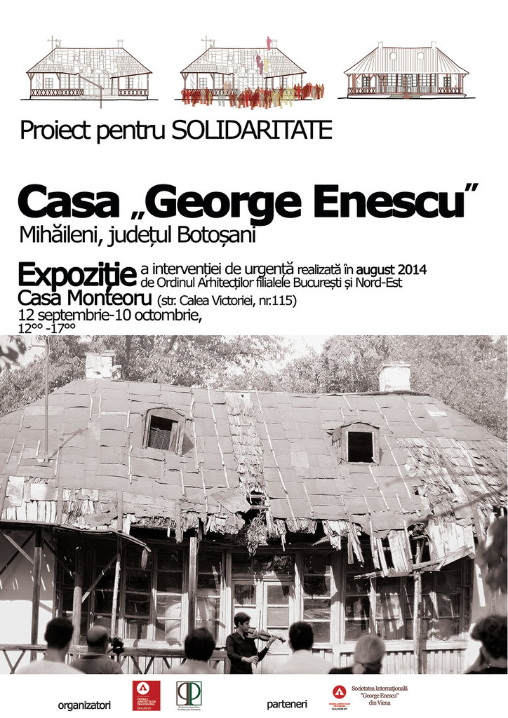 Project for Solidarity, Enescu House in Mihăileni at Monteoru House in Bucharest 2014